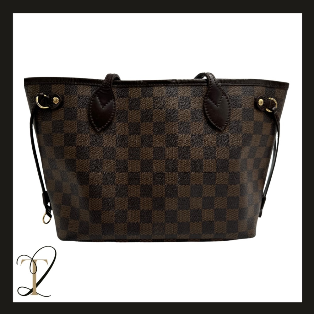 Louis Vuitton Damier Ebene Neverfull PM Tote